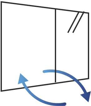 2時間毎の換気イメージ